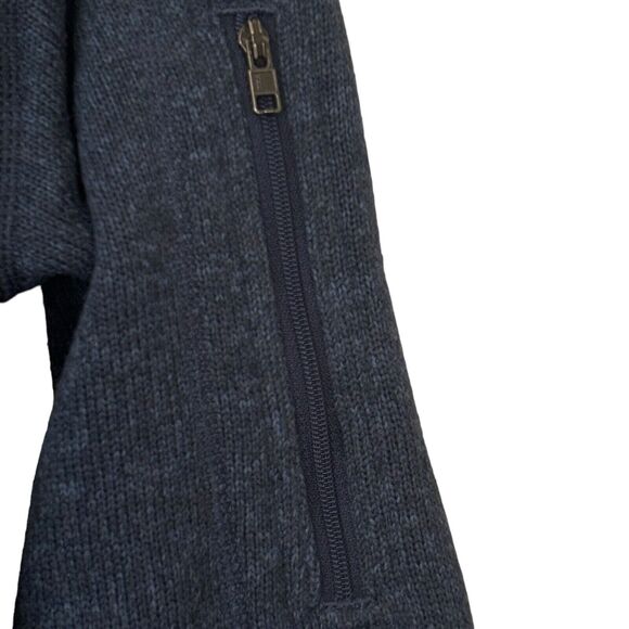 Patagonia Better Sweater 1/4 Zip Blue Fleece Knit Pullover Sweater Womens S - Picture 8 of 11